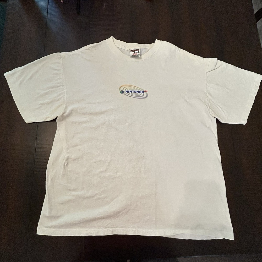 Rare Nintendo 64 T-Shirt Mens XL White Vintage N64 Promo Graphic Tee 90s Retro - Picture 3 of 7